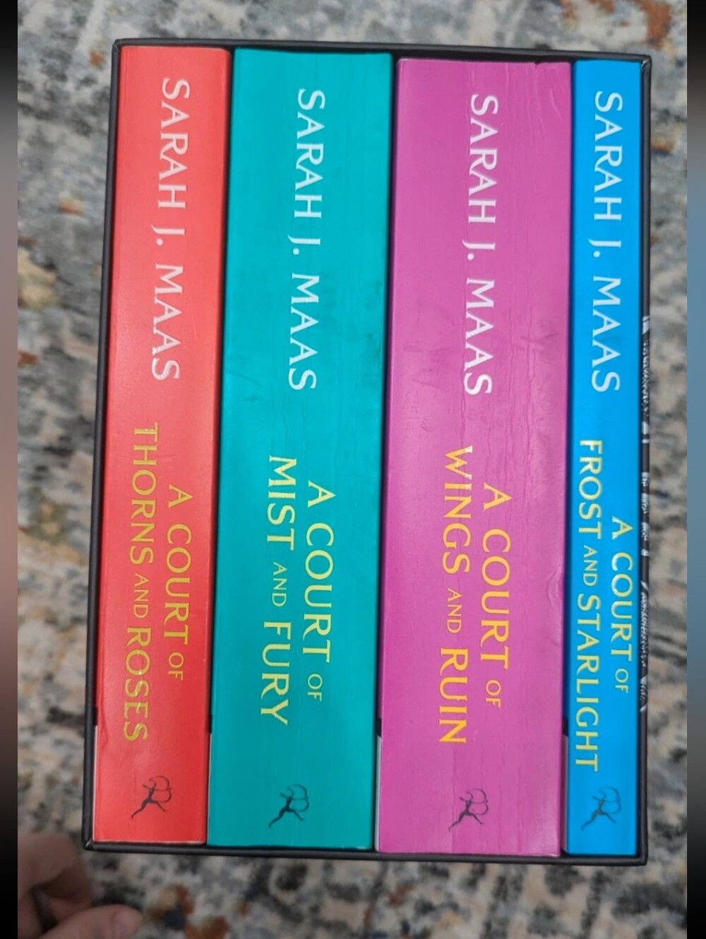 Sarah J. Maas Boxed Set - A Court Series - Bright Multicolor Spines
